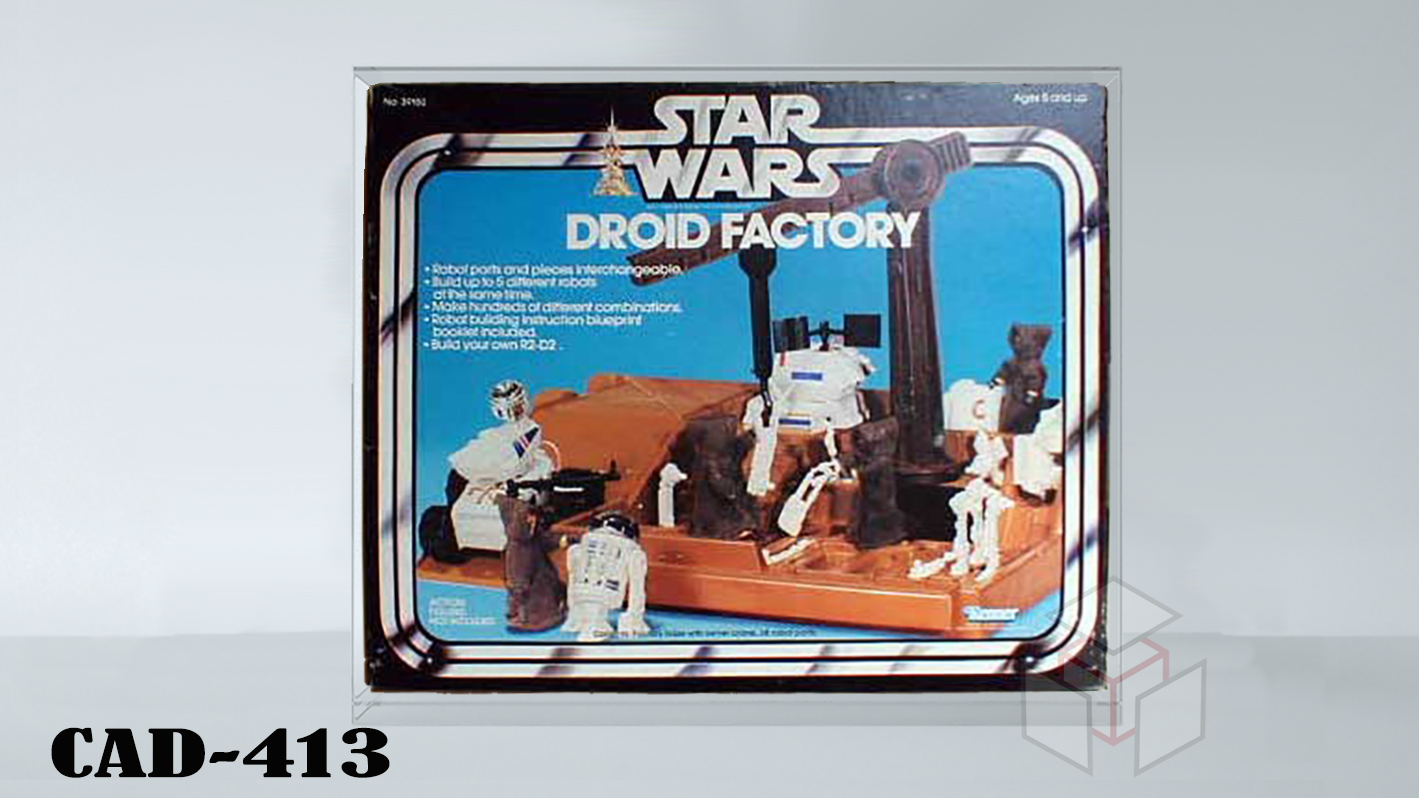 Display case Droid Factory Star Wars Kenner | Canadian Acrylic Display