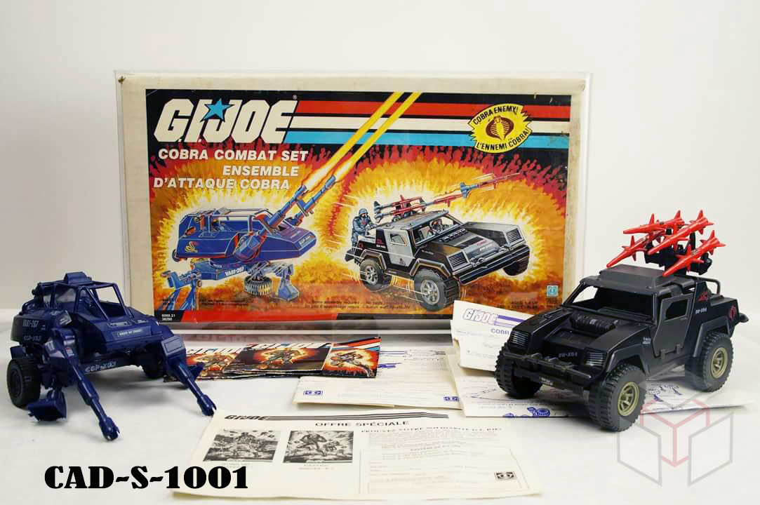 Display case Cobra Combat Set GiJoe SEARS | Canadian Acrylic Display