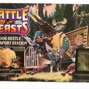 Wood Beetle Transport Vehicle Battle Beasts 1987 Playset