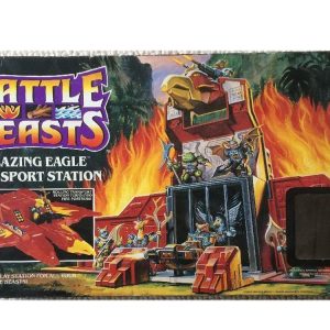 Blazing Eagle Transport Station Battle Beast 1987 Playset