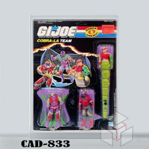 GI JOE ARAH 3 Pack 1987 Cobra-La Renegades HASBRO
