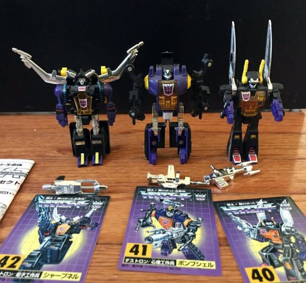 TAKARA Insecticon Decepticon 40 41 42 boite avec Flap