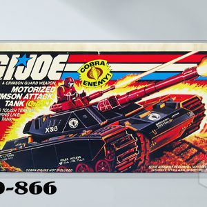 GI JOE CAT Motorized Crimson Attack Tank SEARS HASBRO