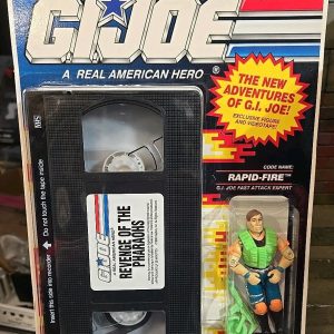 GiJoe Rapid Fire et VHS MOC HASBRO