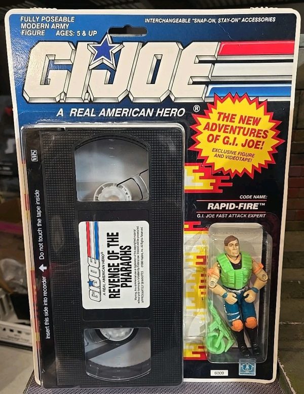 GiJoe Rapid Fire et VHS MOC HASBRO