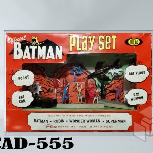 1966 BATMAN JUSTICE LEAGUE of AMERICA Playset IDEAL
