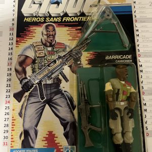 Héros sans Frontière GiJoe Barricade version française HASBRO