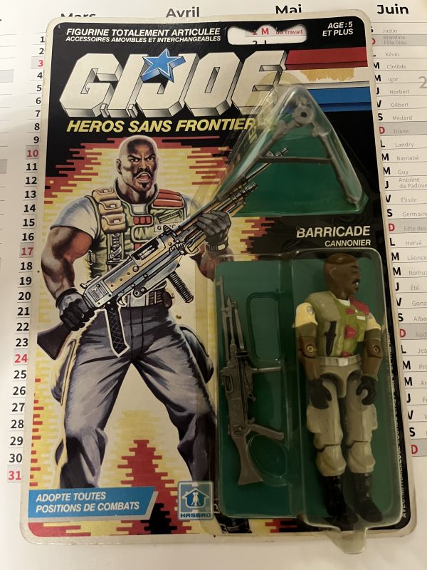 Héros sans Frontière GiJoe Barricade version française HASBRO